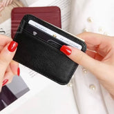 Premium Blockae Leather Cardholder